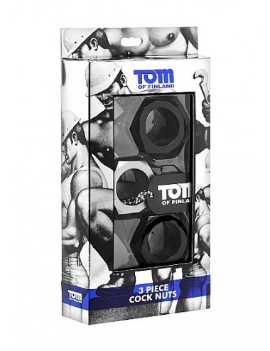 TOM OF FINLAND 3 PIECE COCK RING