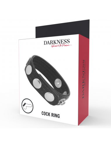 DARKNESS LEATHER COCKRING