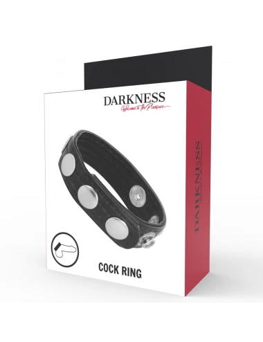 DARKNESS LEATHER COCKRING