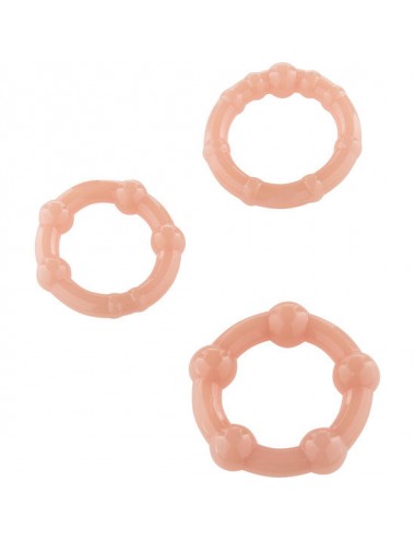 SEVENCREATIONS SET OF THREE PENIS SKIN RINGS