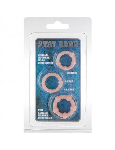 SEVENCREATIONS SET OF THREE PENIS SKIN RINGS