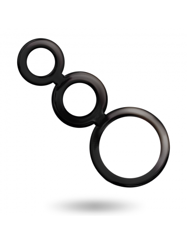 ADDICTED TOYS RINGS SET FOR PENIS - SMOKED