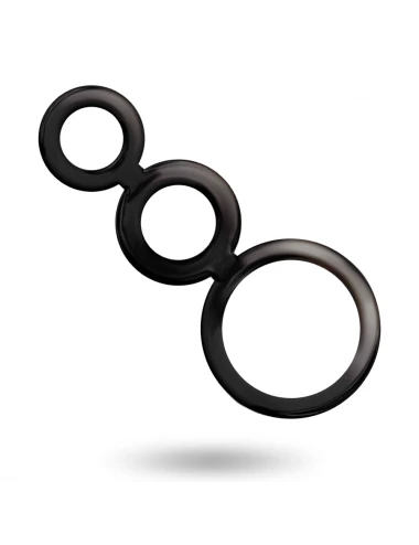 ADDICTED TOYS RINGS SET FOR PENIS - SMOKED