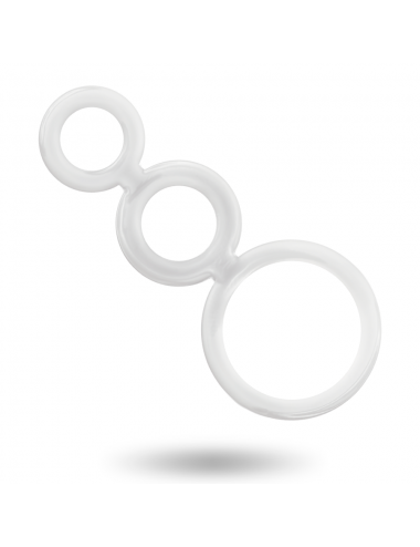 ADDICTED TOYS RINGS SET FOR PENIS TRANSPARENT