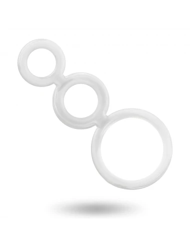 ADDICTED TOYS RINGS SET FOR PENIS TRANSPARENT