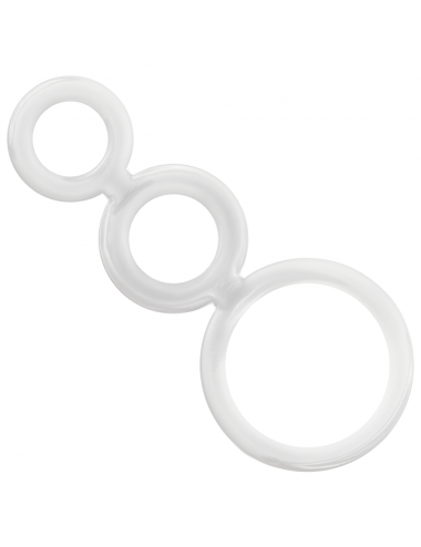 ADDICTED TOYS RINGS SET FOR PENIS TRANSPARENT