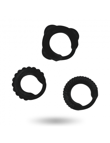 ADDICTED TOYS  C-RING SET BLACK