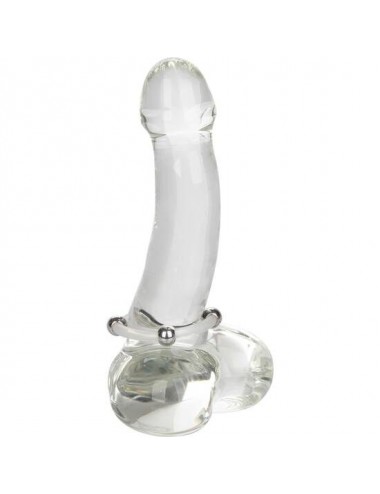 CALEXOTICS - STEEL BEADED SILICONE RING L