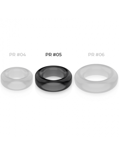 POWERING - SUPER FLEXIBLE AND RESISTANT PENIS RING 4.8CM PR05 BLACK