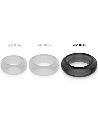 POWERING - SUPER FLEXIBLE AND RESISTANT PENIS RING 5.5CM PR06 BLACK