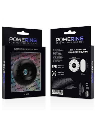 POWERING SUPER FLEXIBLE RESISTANT RING  5CM PR08 BLACK