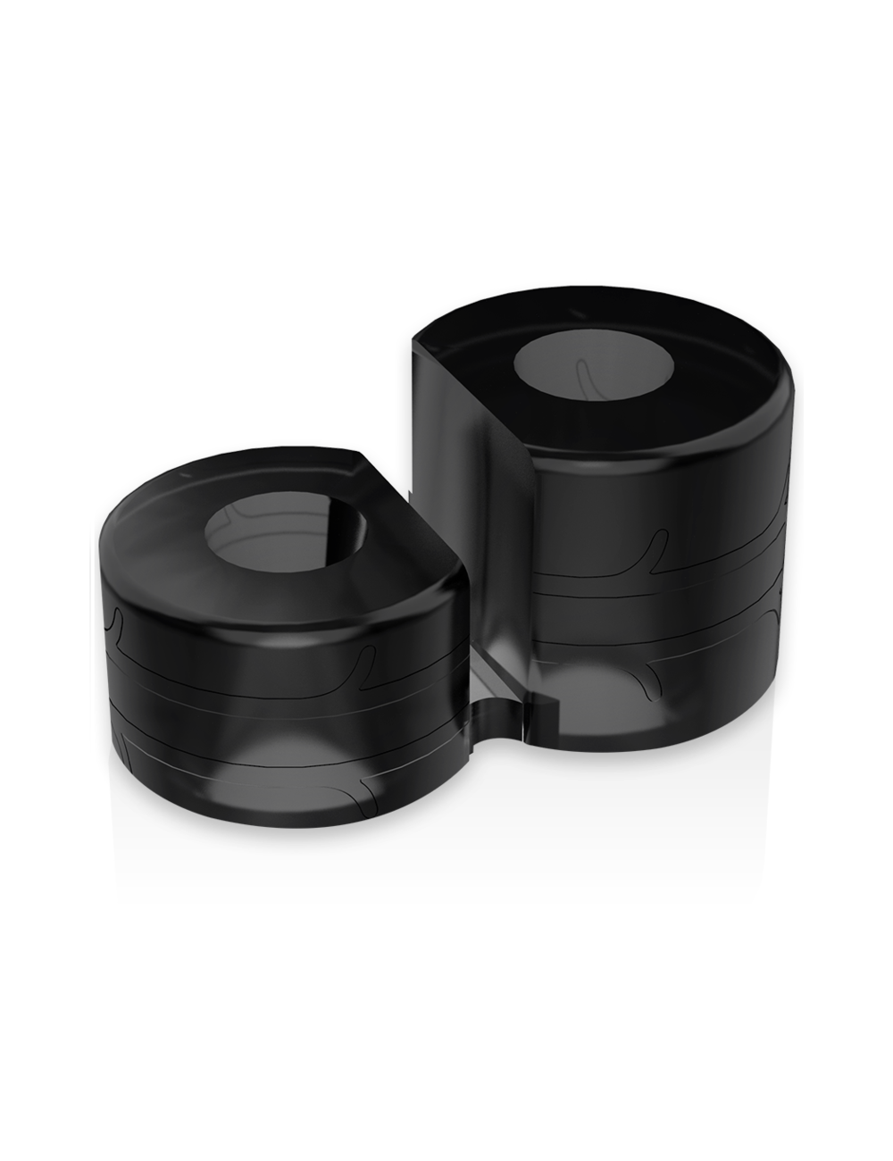 POWERING SUPER FLEXIBLE RESISTANT RING DOUBLE PR09 BLACK POWERING SUPER FLEXIBLE RESISTANT RING DOUBLE PR09 BLACK