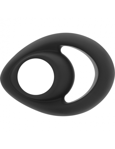 POWERING - SUPER FLEXIBLE AND RESISTANT PENIS AND TESTICLE RING PR14 BLACK