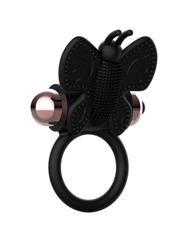 COQUETTE CHIC DESIRE COCK RING BUTTERFLY  WITH VIBRATOR BLACK/ GOLD