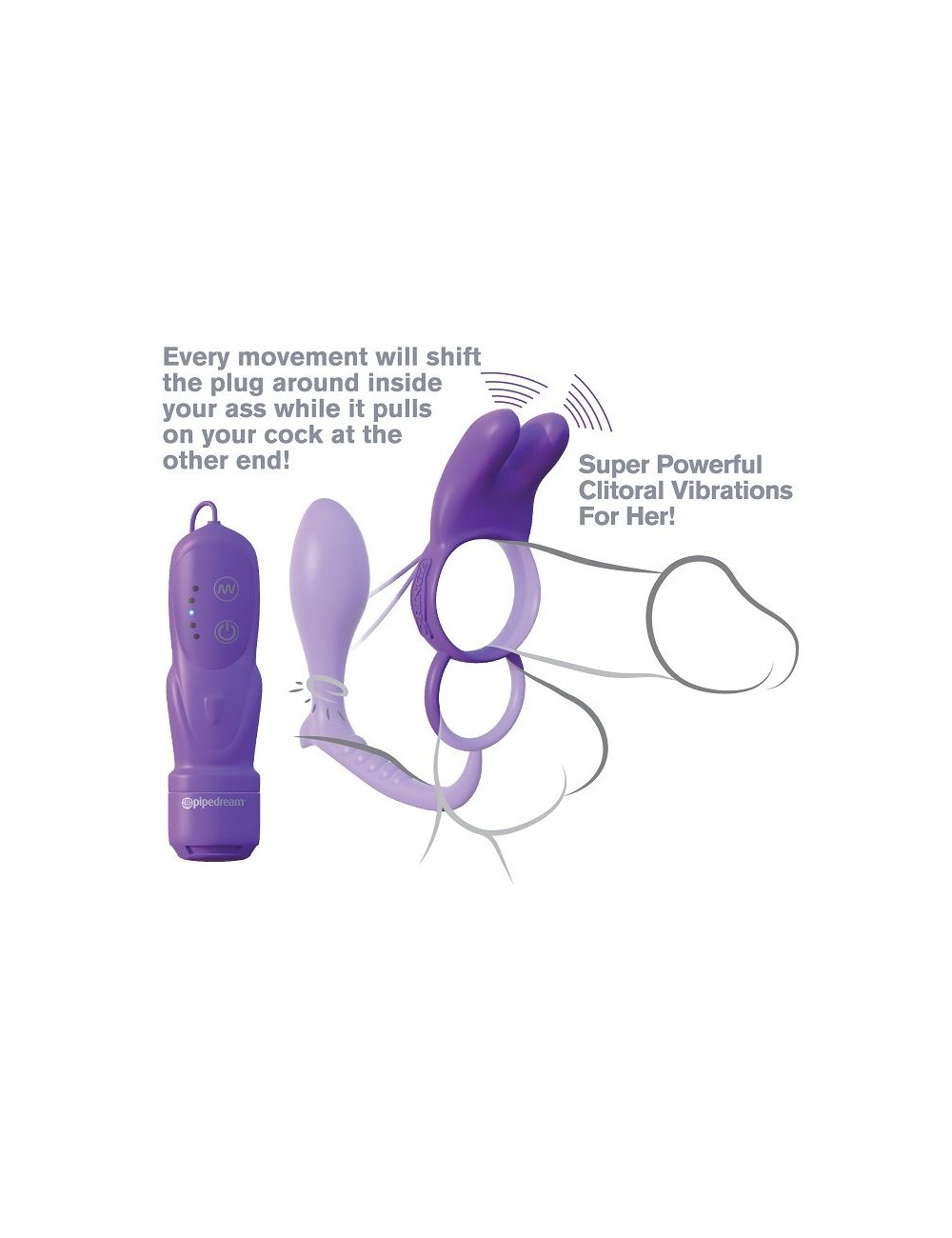 FANTASY C-RINGZ  ASS GASM VIBRATING  RABBIT