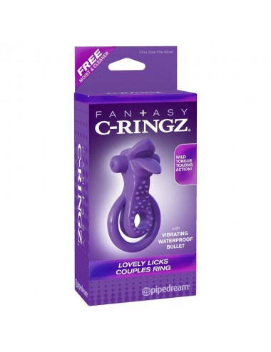 FANTASY C-RINGZ LOVELY LICKS COUPLES RING