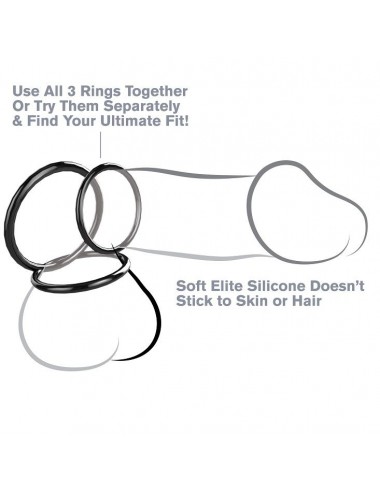 FANTASY C-RINGZ SILICONE 3 RING STAMINA SET