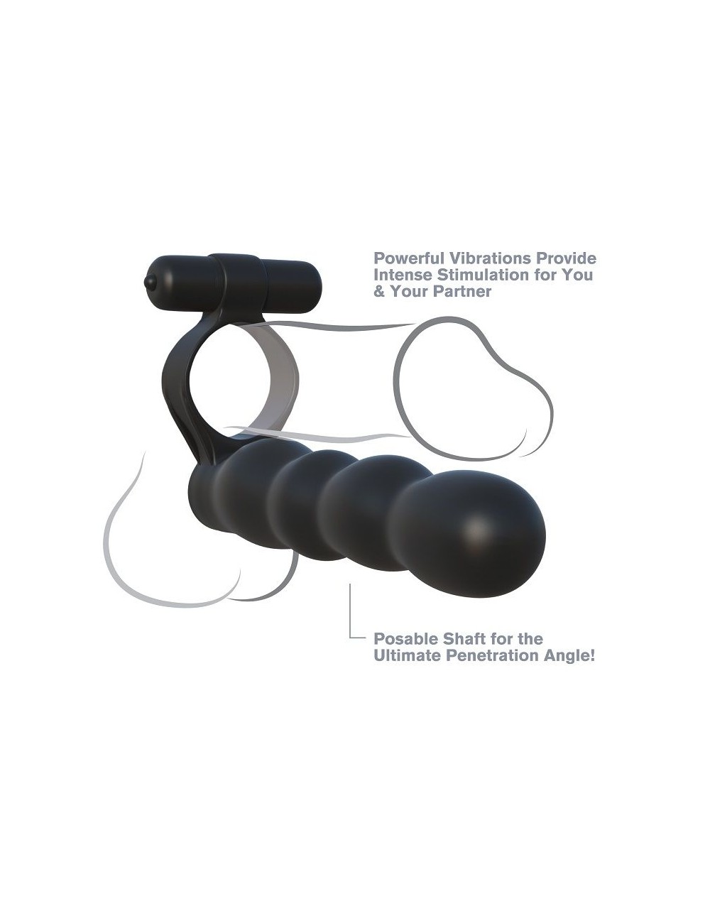 FANTASY C-RINGZ POSABLE DOUBLE PENETRATOR FANTASY C-RINGZ POSABLE DOUBLE PENETRATOR
