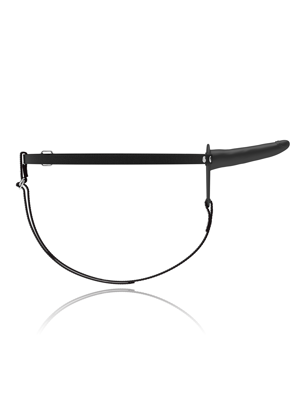 FETISH SUBMISSIVE SILICONE STRAP-ON BLACK 15CM FETISH SUBMISSIVE SILICONE STRAP-ON BLACK 15CM