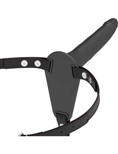 FETISH SUBMISSIVE HARNESS - BLACK SILICONE 15 CM