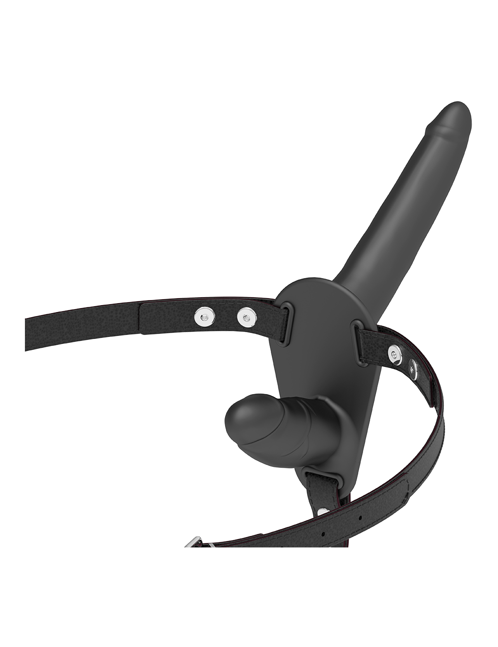 FETISH SUBMISSIVE DOUBLE PENETRIX STRAP-ON BLACK UP