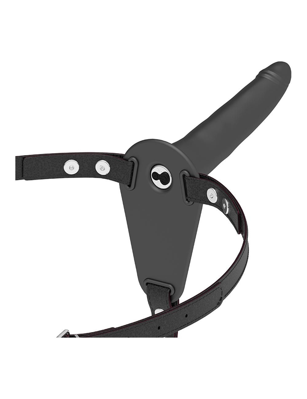 FETISH SUBMISSIVE SILICONE STRAP-ON VIBRATOR BLACK 15CM FETISH SUBMISSIVE SILICONE STRAP-ON VIBRATOR BLACK 15CM