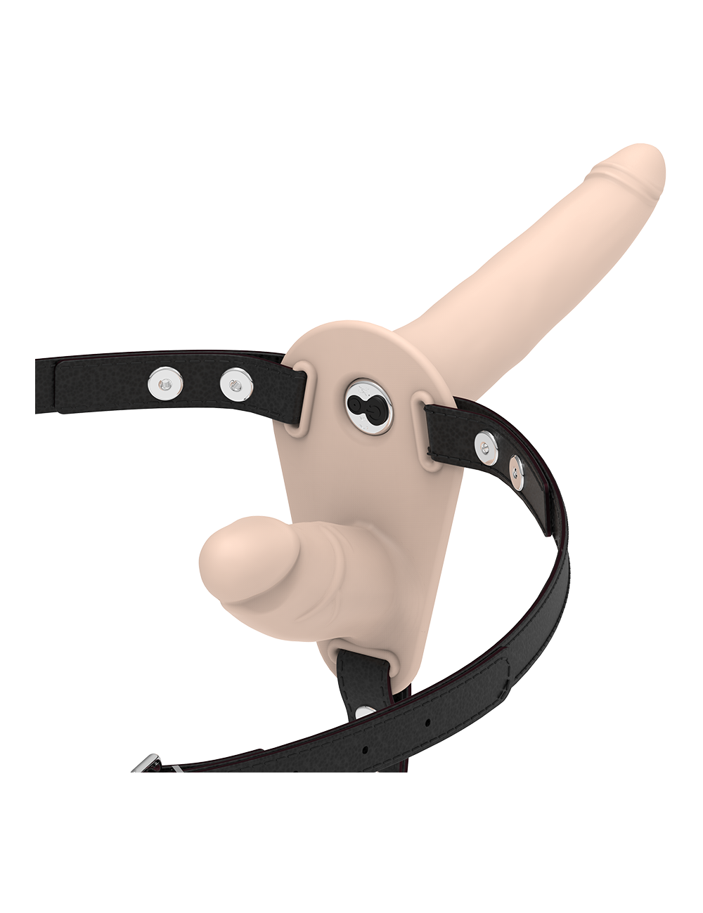 FETISH SUBMISSIVE DOUBLE STRAP VIBRATOR STRAP-ON FLESH UP FETISH SUBMISSIVE DOUBLE STRAP VIBRATOR STRAP-ON FLESH UP