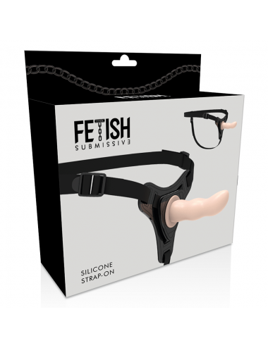 FETISH SUBMISSIVE SILICONE STRAP-ON FLESH 12.5 CM G-SPOT