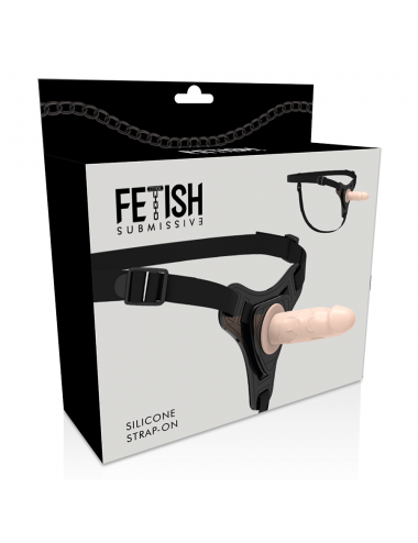 FETISH SUBMISSIVE SILICONE STRAP-ON FLESH 12.5CM REALISTIC