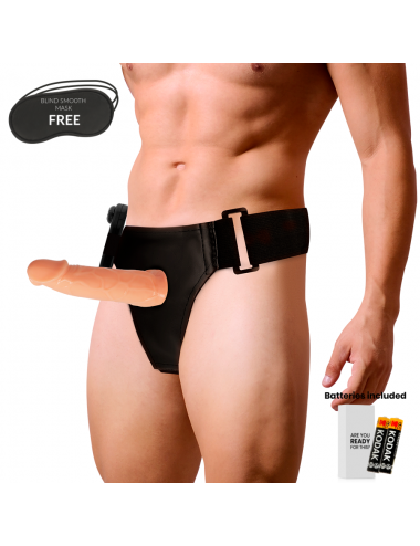 HARNESS ATTRACTION WILLIAN STRAP-ON HOLLOW EXTENDER  VIBRATOR 17 X 4.5 CM