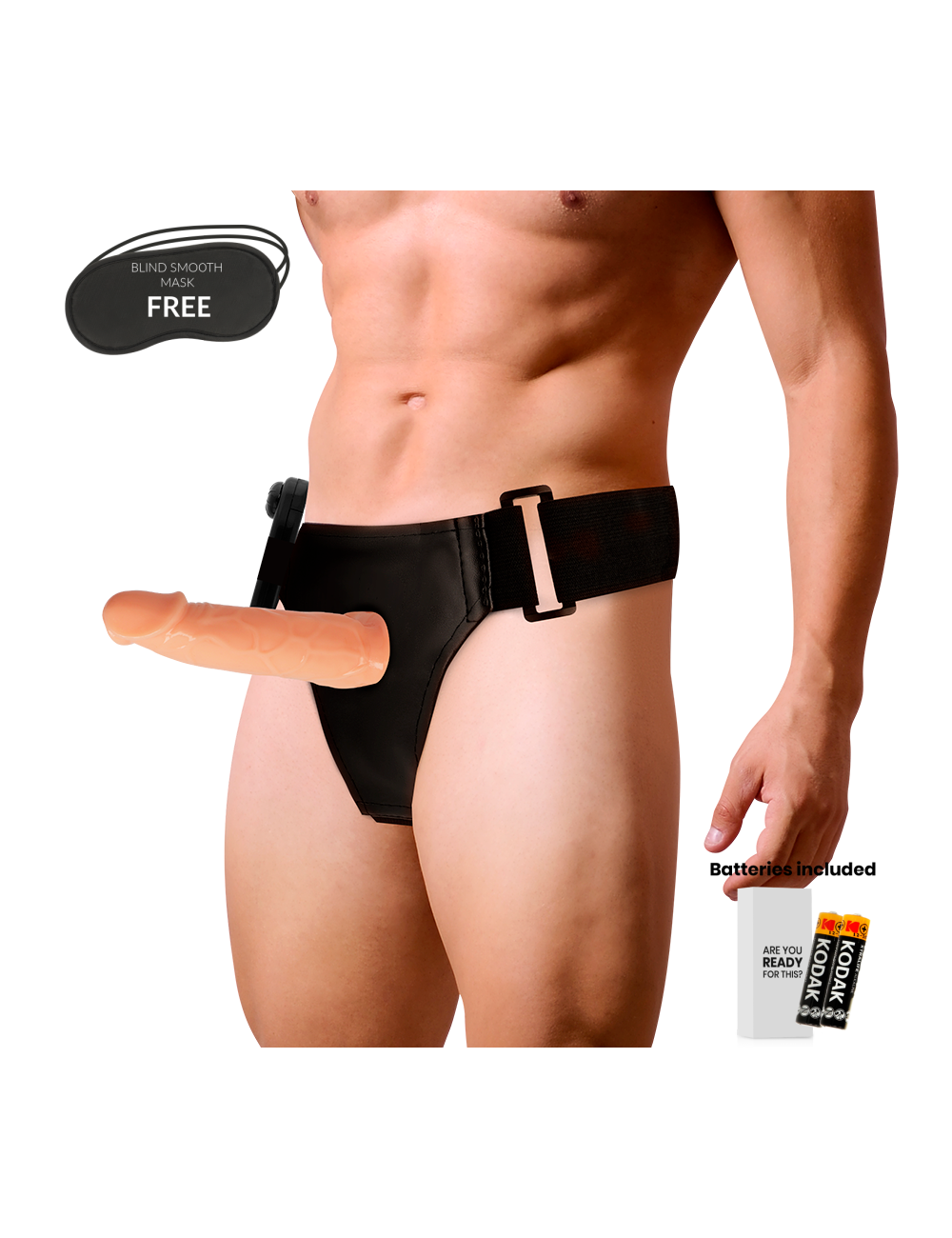 HARNESS ATTRACTION WILLIAN STRAP-ON HOLLOW EXTENDER VIBRATOR 17 X 4.5 CM HARNESS ATTRACTION WILLIAN STRAP-ON HOLLOW EXTENDER VIBRATOR 17 X 4.5 CM