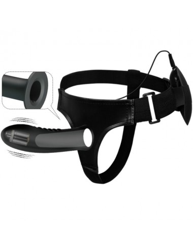 PRETTY LOVE - MYRON STRAP ON WITH VIBRATION AND HOLLOW DILDO