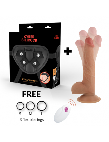 CYBER SILICOCK STRAP-ON MASTER JOHN REMOTE CONTROL