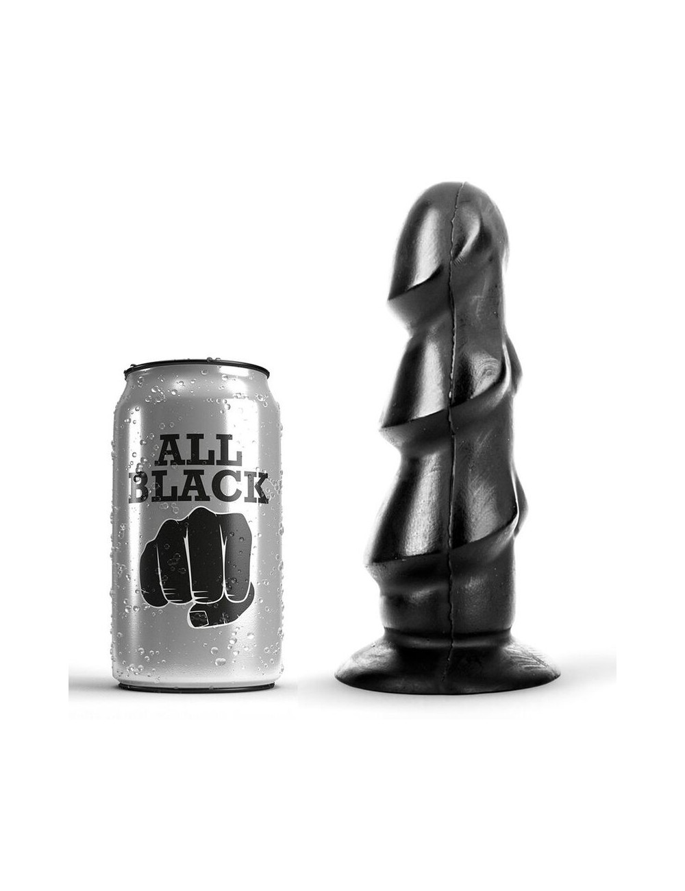ALL BLACK DILDO 17CM ALL BLACK DILDO 17CM