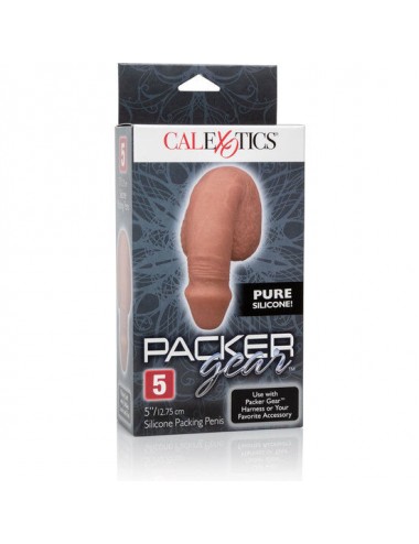 CALEX SILICONE PACKING PENIS 12.75CM BROWN