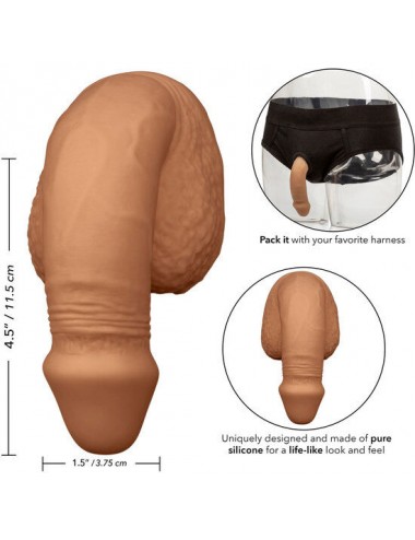CALEXOTICS - SILICONE PACKING PENIS 12.75 CM CARAMEL