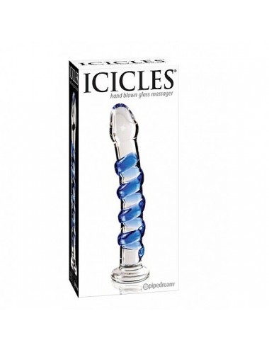 ICICLES NUMBER 05 HAND BLOWN GLASS MASSAGER