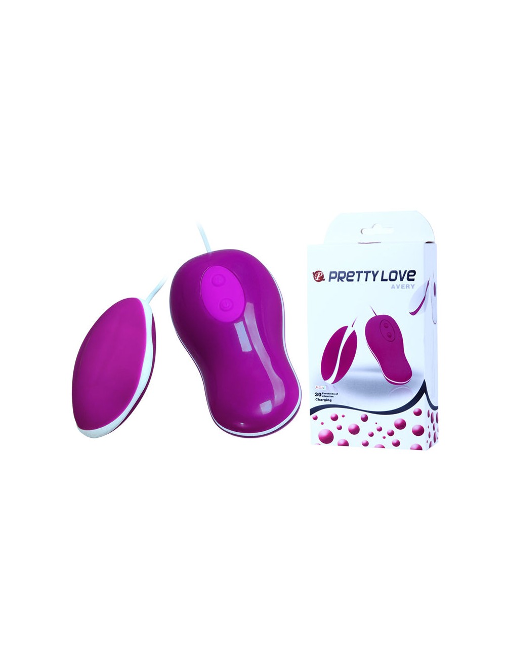 PRETTY LOVE FLIRTATION - EGG VIBRATOR 30 FUNCTIONS - AVERY