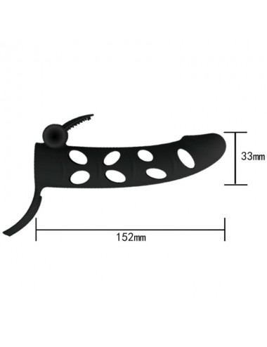 PRETTY LOVE - SILICONE COVER WITH VIBRATION 15.2 CM