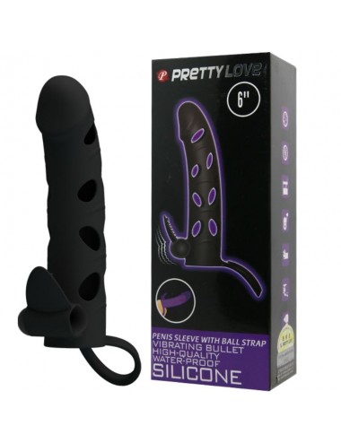 PRETTY LOVE - SILICONE COVER WITH VIBRATION 15.2 CM