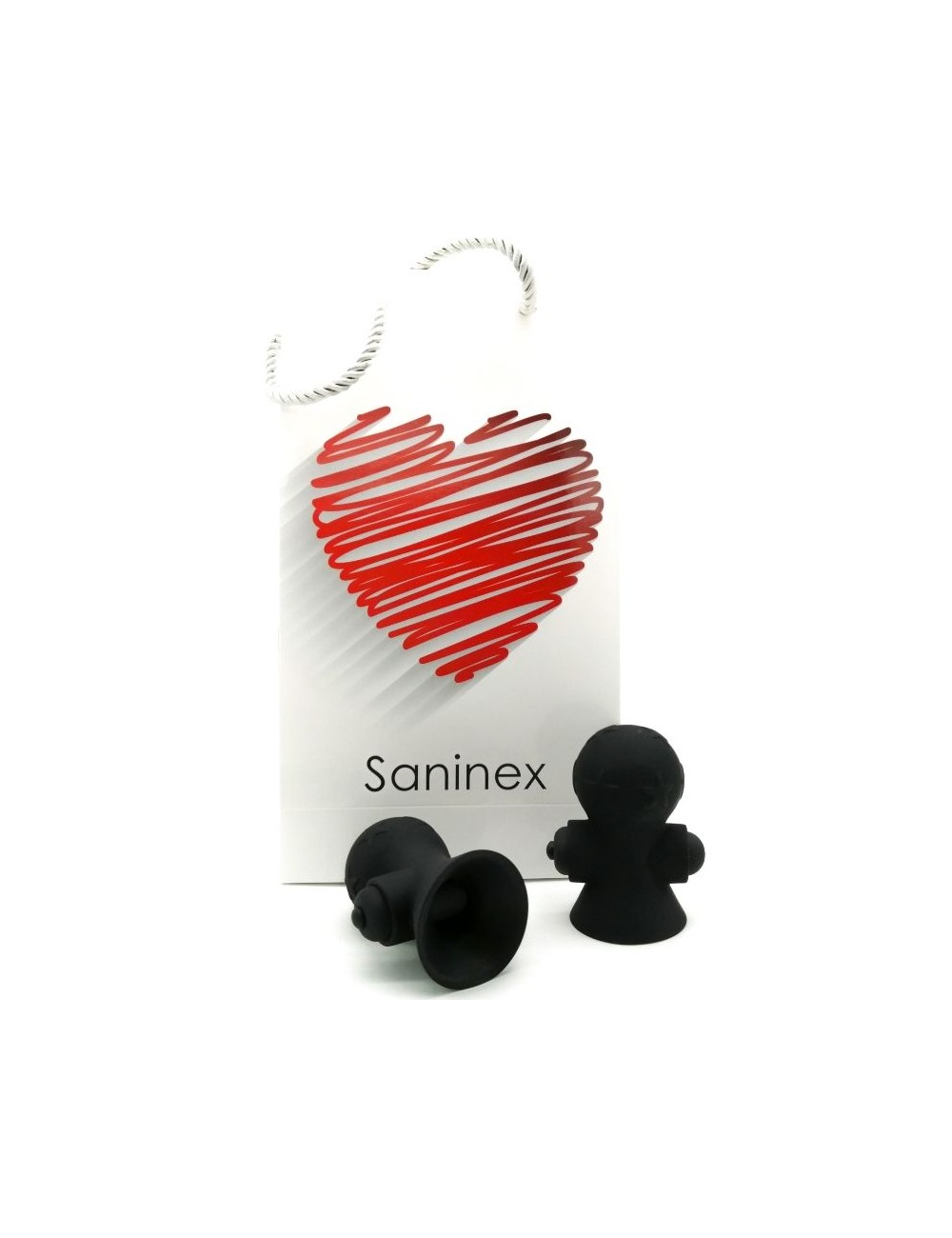 SANINEX SUCTIONER WORLD BLACK NIPPLES STIMULATOR SANINEX SUCTIONER WORLD BLACK NIPPLES STIMULATOR