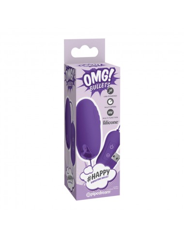 OMG HAPPY POWERFUL LILAC VIBRATOR BULLET