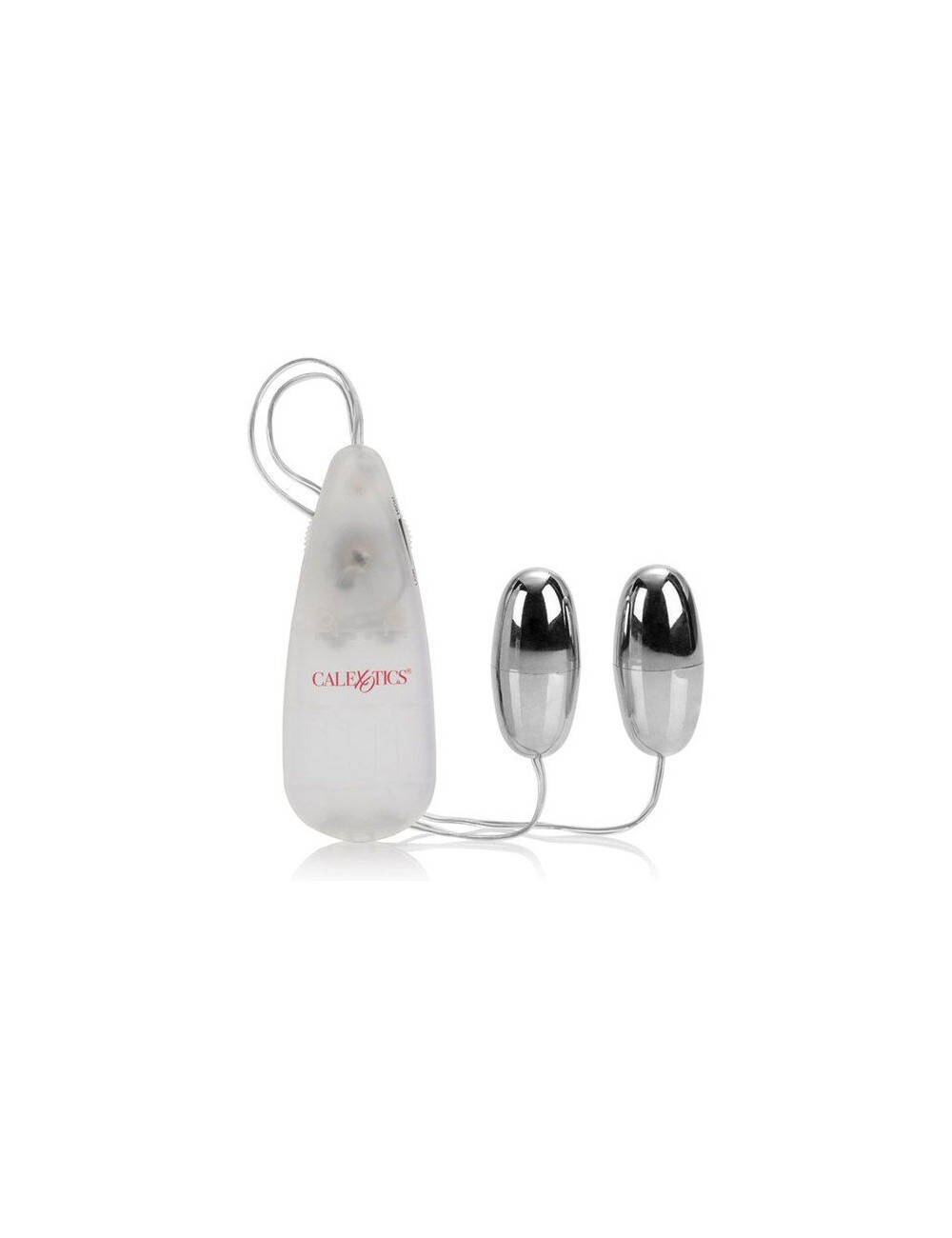 CALEX VIBRATING BULLETS SILVER  DUO