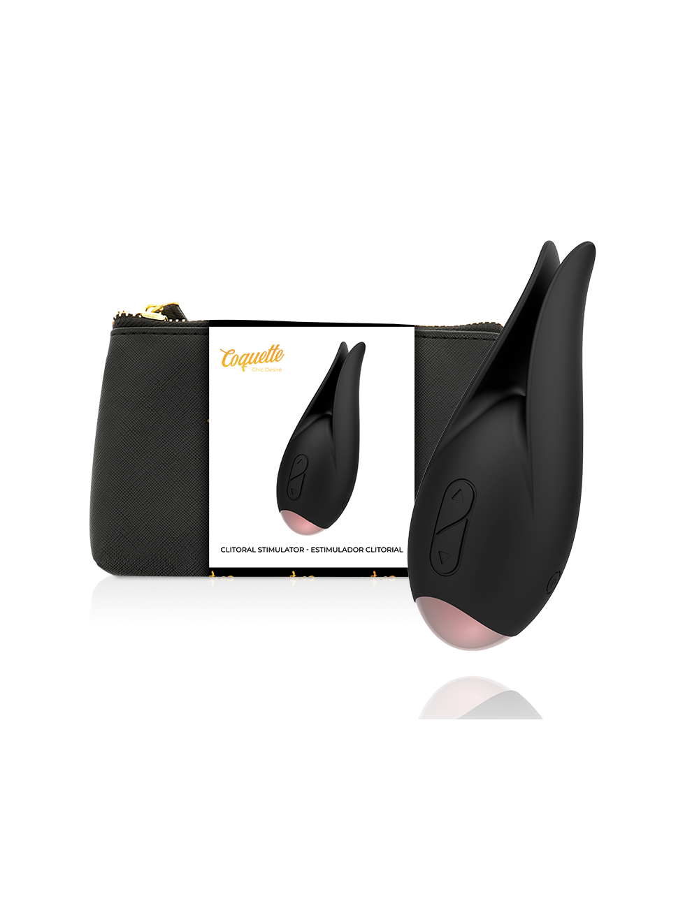 COQUETTE CHIC DESIRE CLITORIAL STIMULATOR BLACK / GOLD