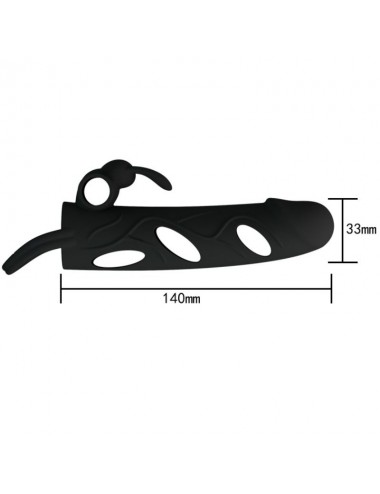 PRETTY LOVE - SILICONE COVER WITH VIBRATION 14 CM 1.0