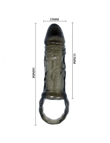 BAILE - PENIS EXTENSION SHEATH WITH STRAP FOR TESTICLES 11.5 CM
