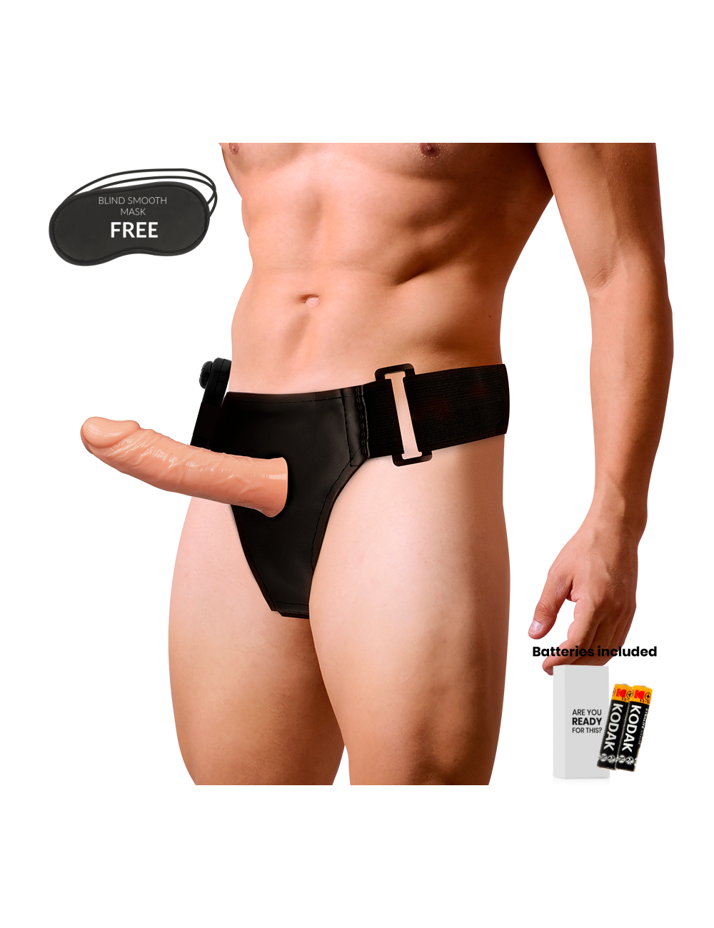 HARNESS ATTRACTION BENNY STRAP-ON HOLLOW EXTENDER VIBRATOR 15 X 4.5 CM HARNESS ATTRACTION BENNY STRAP-ON HOLLOW EXTENDER VIBRATOR 15 X 4.5 CM
