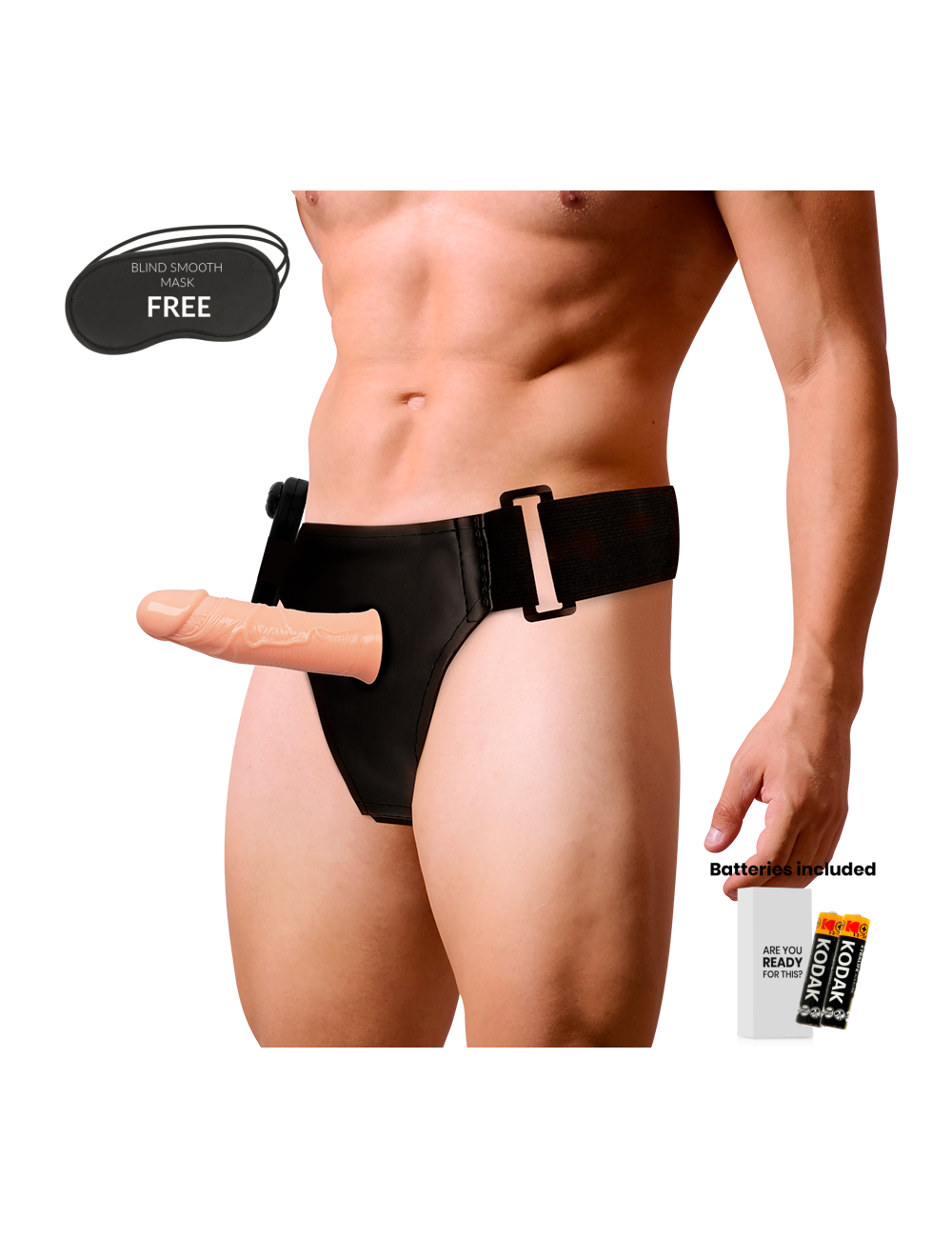 HARNESS ATTRACTION GREGORY STRAP-ON HOLLOW EXTENDER VIBRATOR 16.5 X 4.3 CM HARNESS ATTRACTION GREGORY STRAP-ON HOLLOW EXTENDER VIBRATOR 16.5 X 4.3 CM