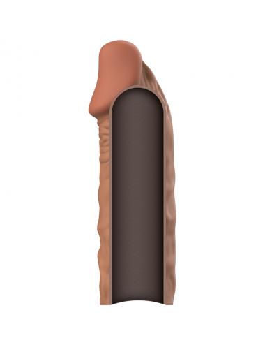 VIRILXL PENIS EXTENDER EXTRA COMFORT SLEEVE V5 BROWN