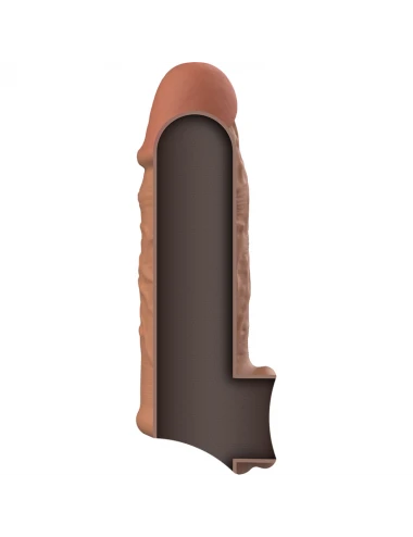 VIRILXL PENIS EXTENDER EXTRA COMFORT SLEEVE V7 BROWN